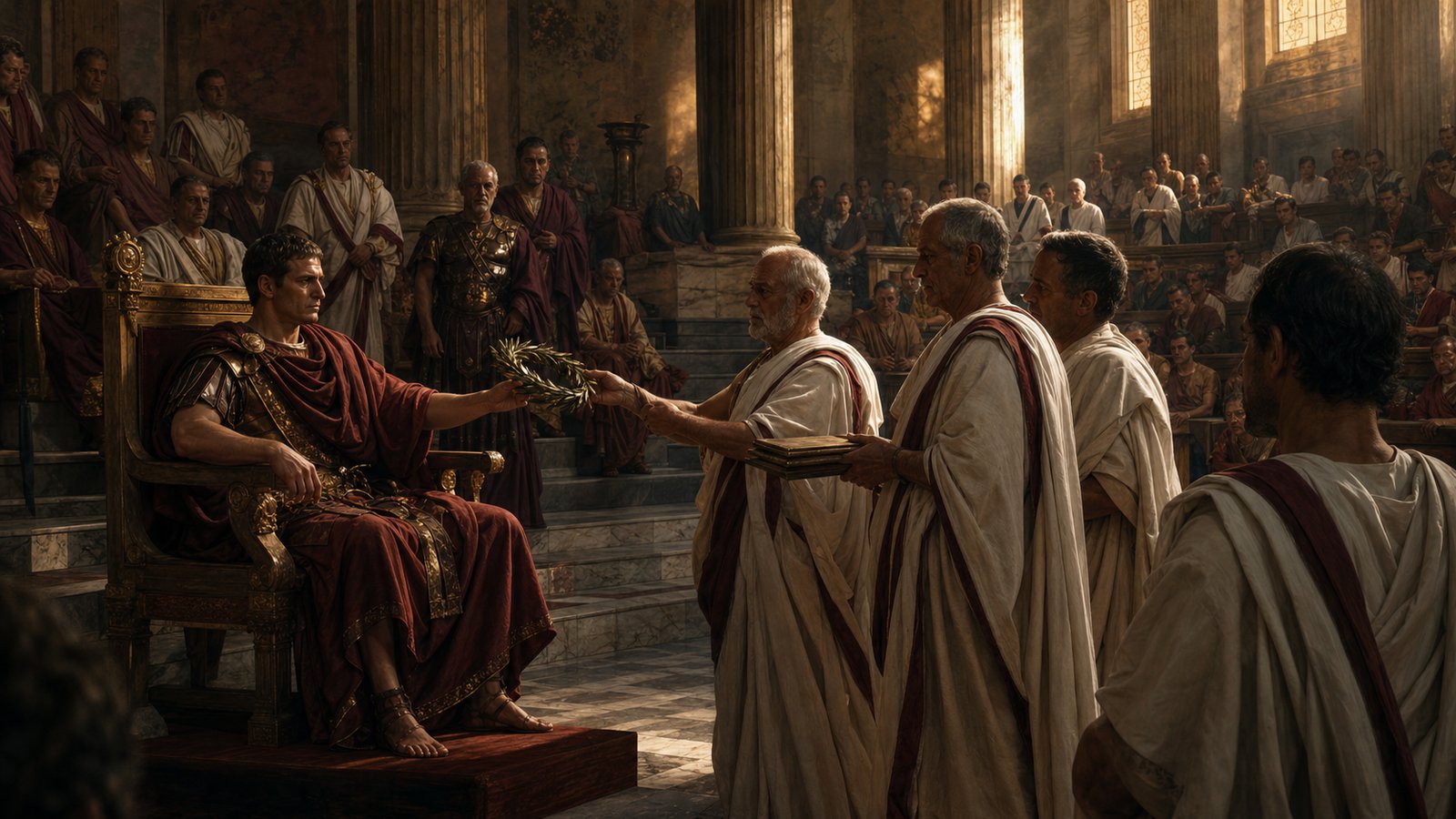 The name Caesar survived because later rulers learned to make it sound like continuity, not merely ambition.