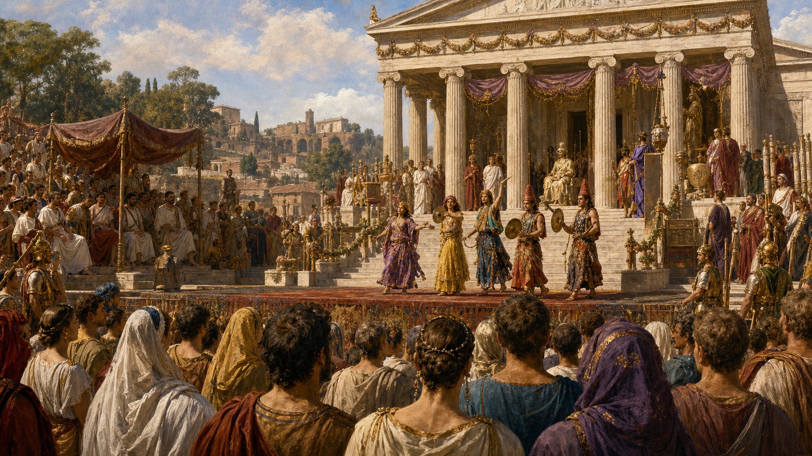 Games before Magna Mater’s Palatine temple show how an emergency import became a recurring Roman festival.