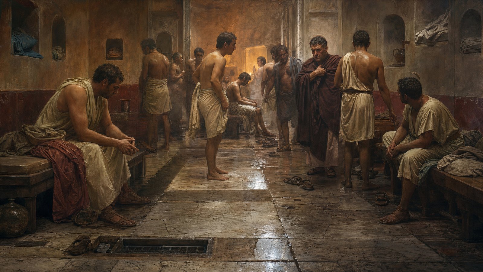 Sanctuaries, drains, graves, and baths could become places where ordinary anxiety was deposited out of sight.