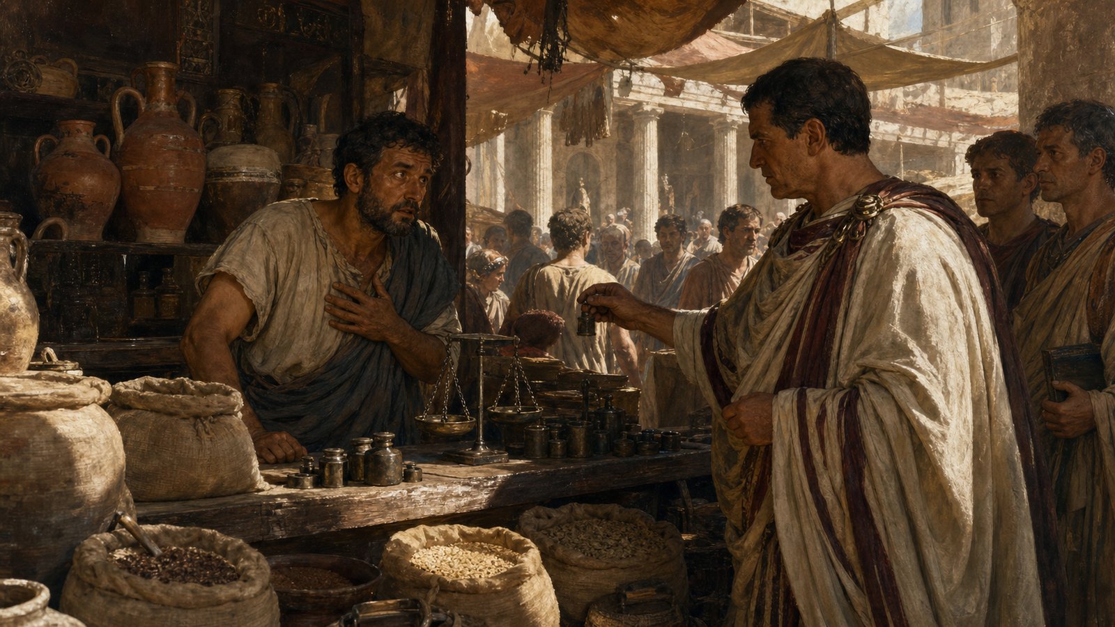 The price edict tried to make imperial control visible in markets where fear had already reached the scale of daily bread.