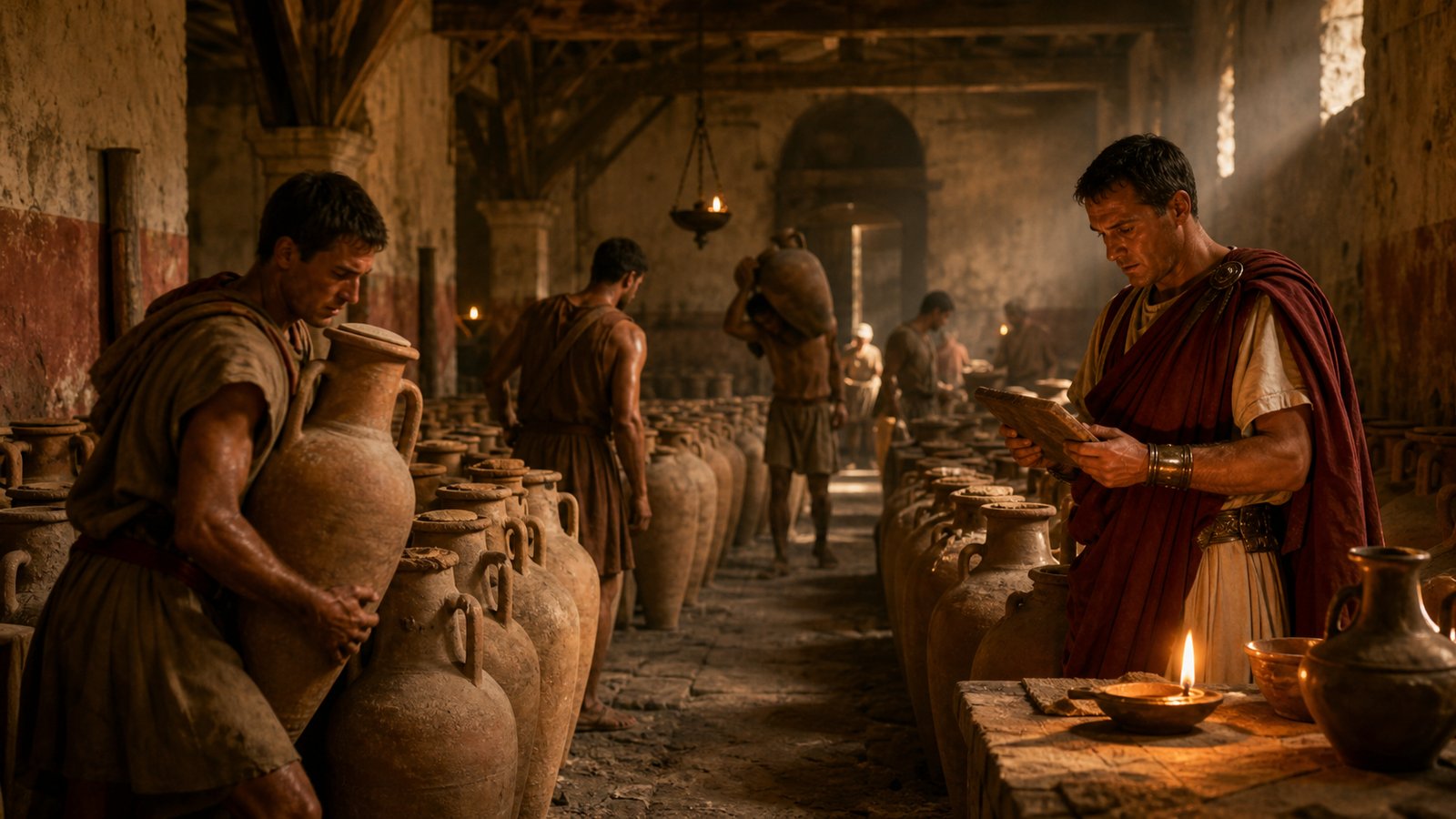 An amphora made trade visible because its shape, clay, seal, and contents could all carry information.