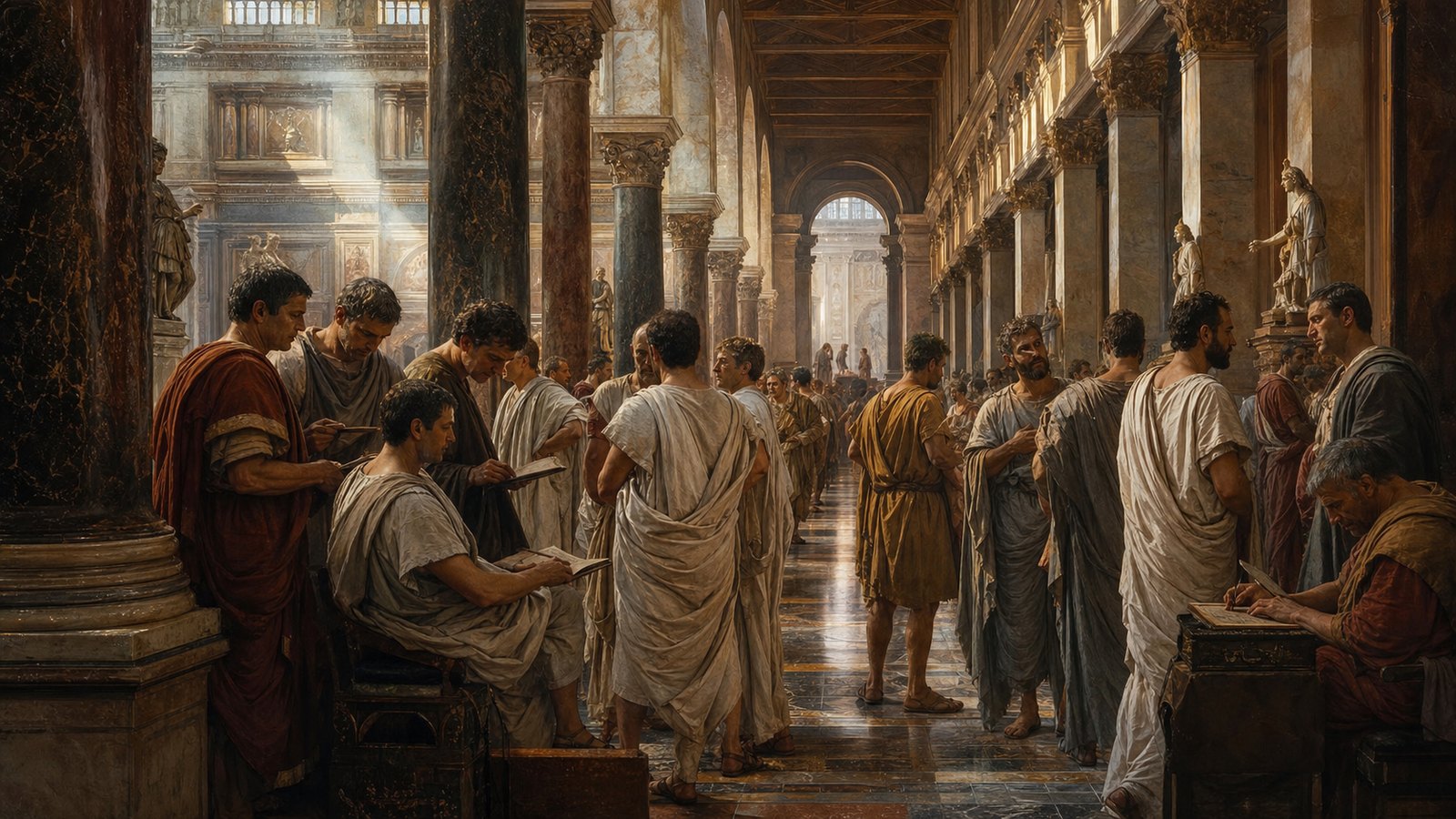 Columns and tablets turned private claims into business that other people could see, remember, and contest.