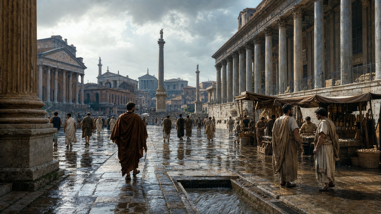 Drainage was not glamorous, but it gave streets, markets, and public buildings a better chance of surviving rain and daily pressure.
