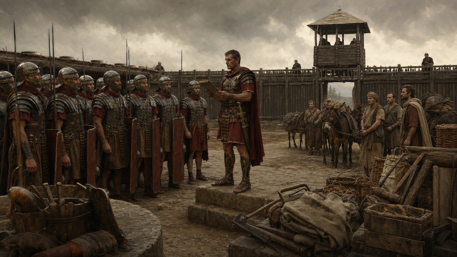 Inside a frontier fort, Rome’s edge was not only military; it was a place where soldiers, supplies, civilians, and information met.