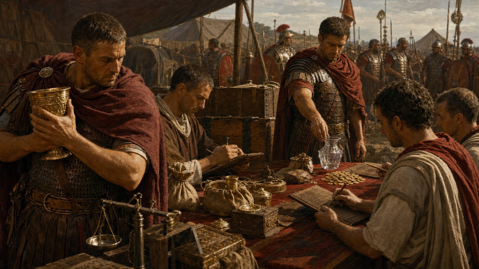 Both narratives say buyers could later return imperial objects for repayment, while those who chose to keep their purchases were not compelled to surrender them.
