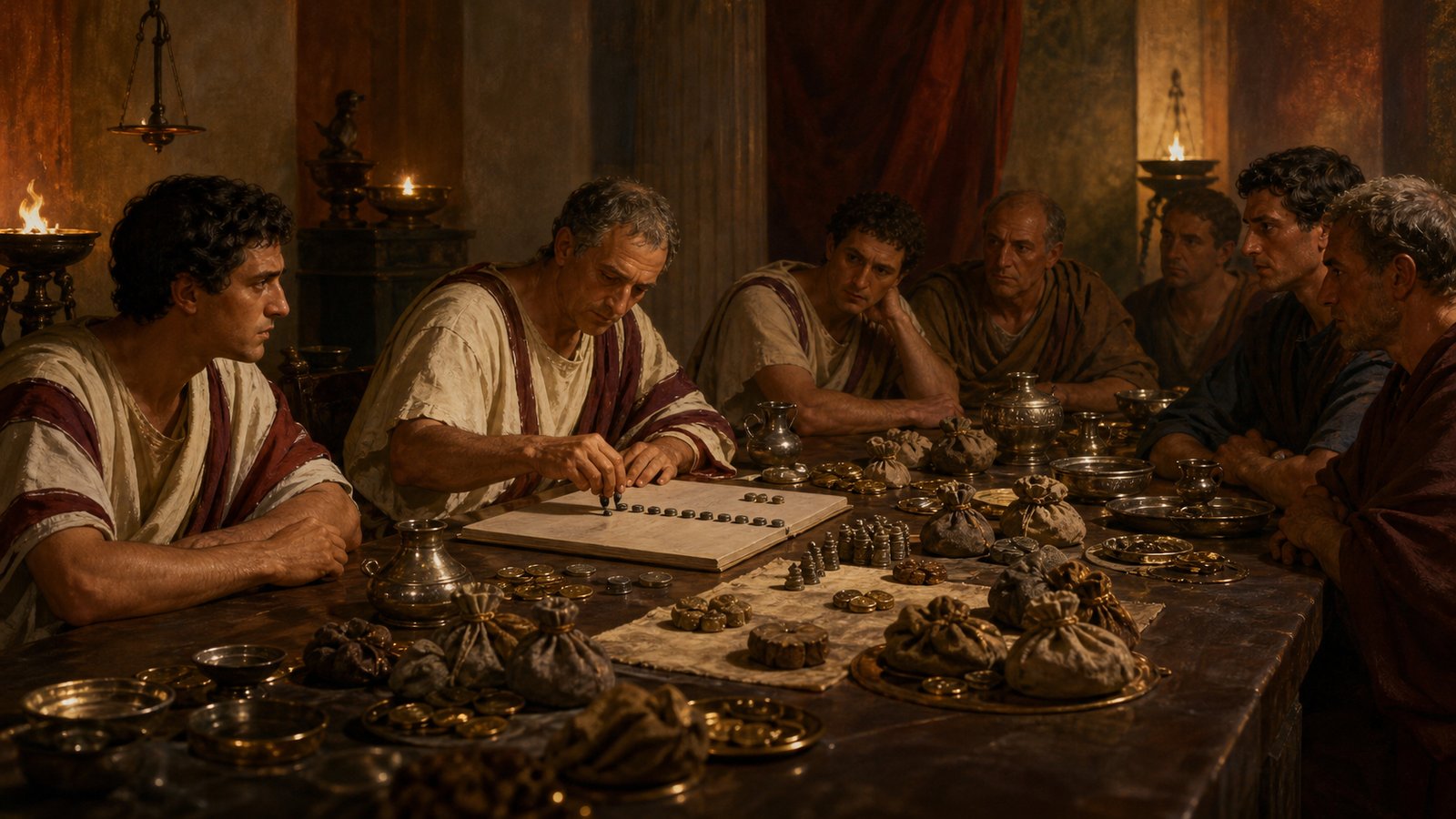 A Roman will could name one person as heir while assigning valuable objects, money and property to many legatees; the wax tablets therefore created an accounting problem as well as a family settlement.