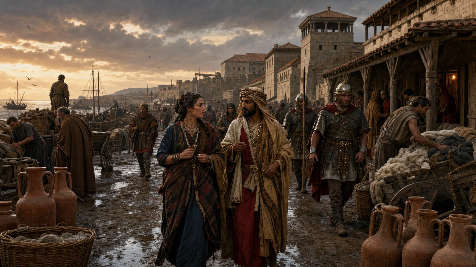 Arbeia’s harbor and supply settlement brought soldiers, merchants, craftspeople and families from distant parts of the empire into one crowded place.