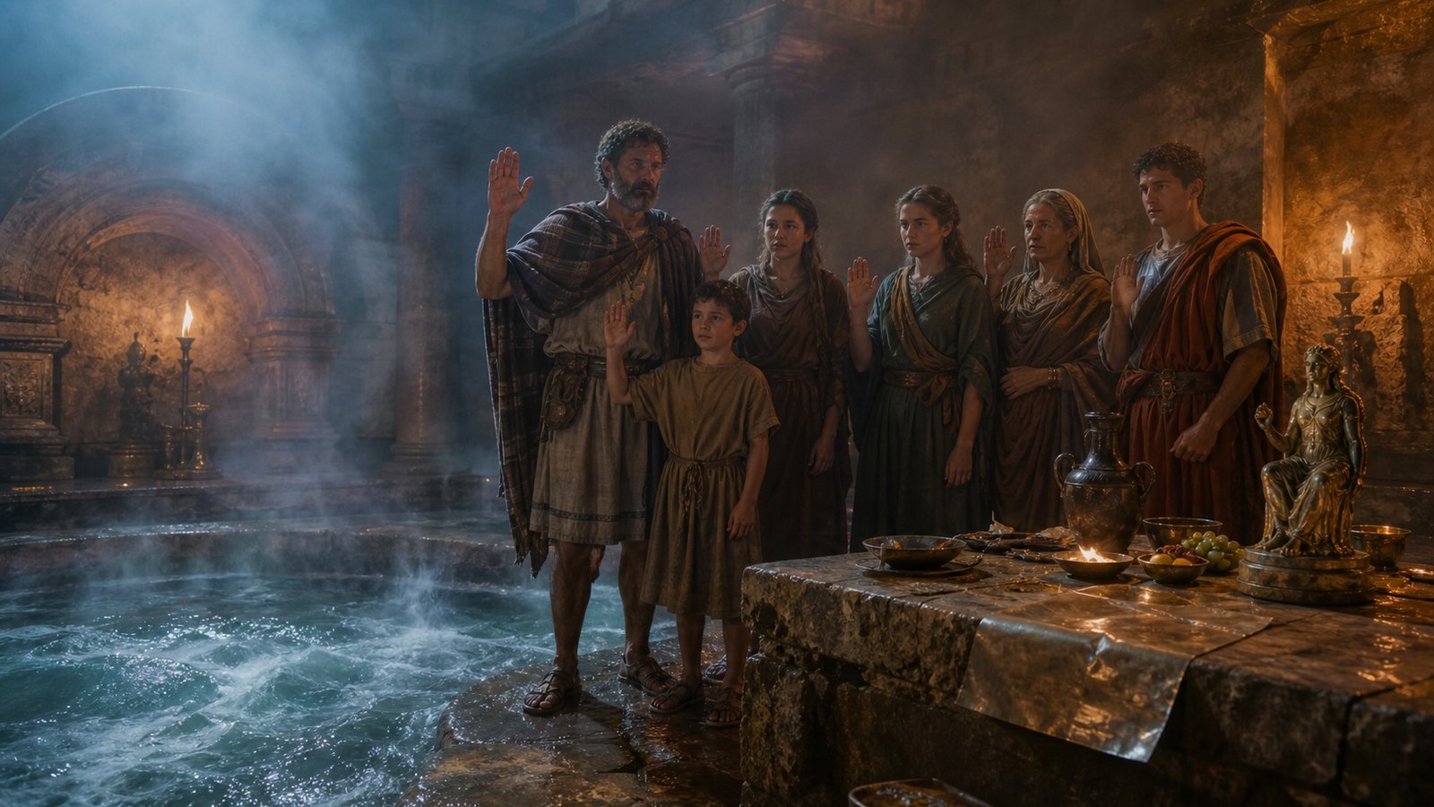 The oath was tied to Sulis’s spring on 12 April, making the hot water both venue and expected enforcer.