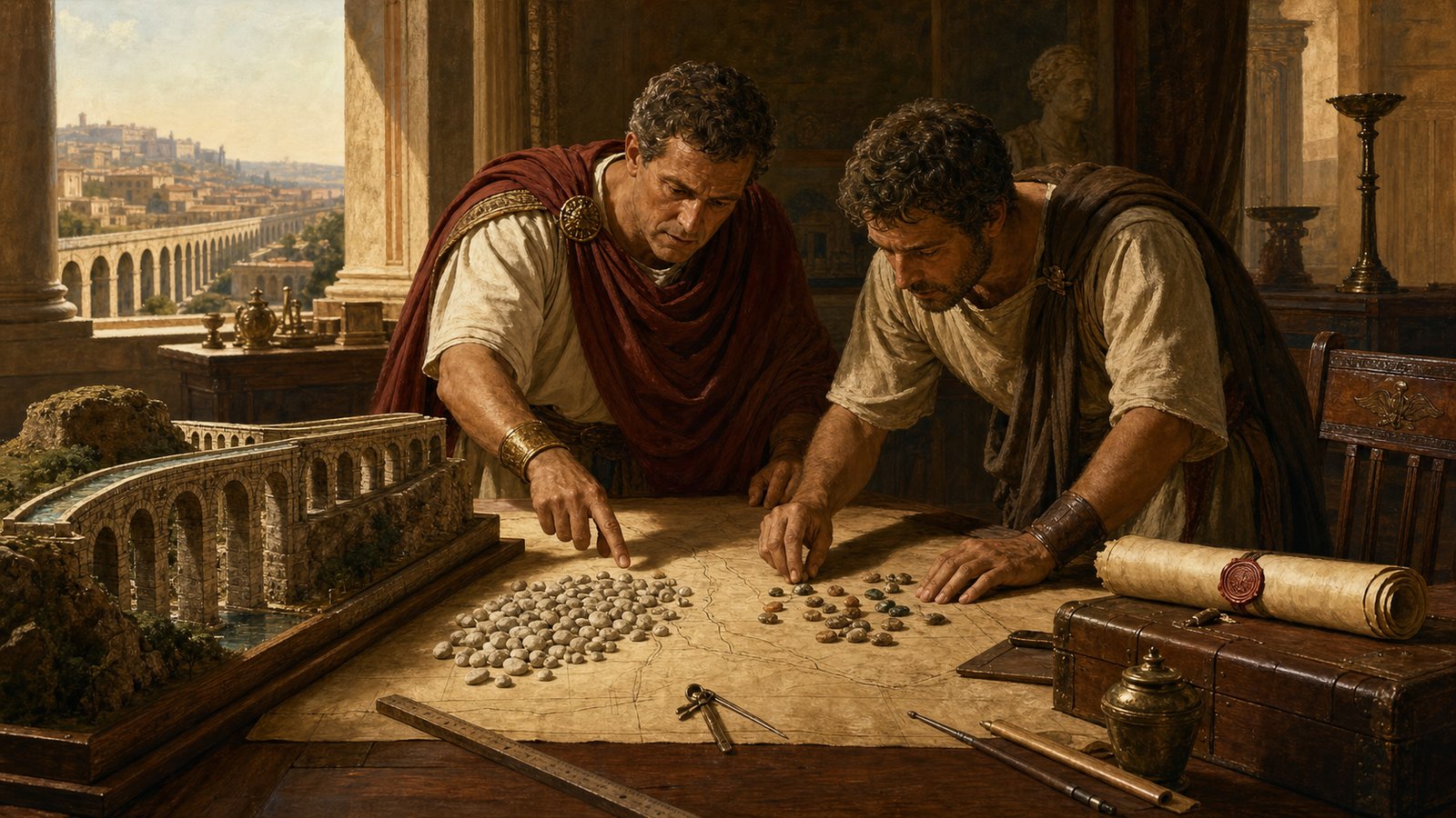 Pliny’s letter joined a clear spring and a new arcade to two columns of wasted expenditure; Trajan answered with both approval and an order to investigate.