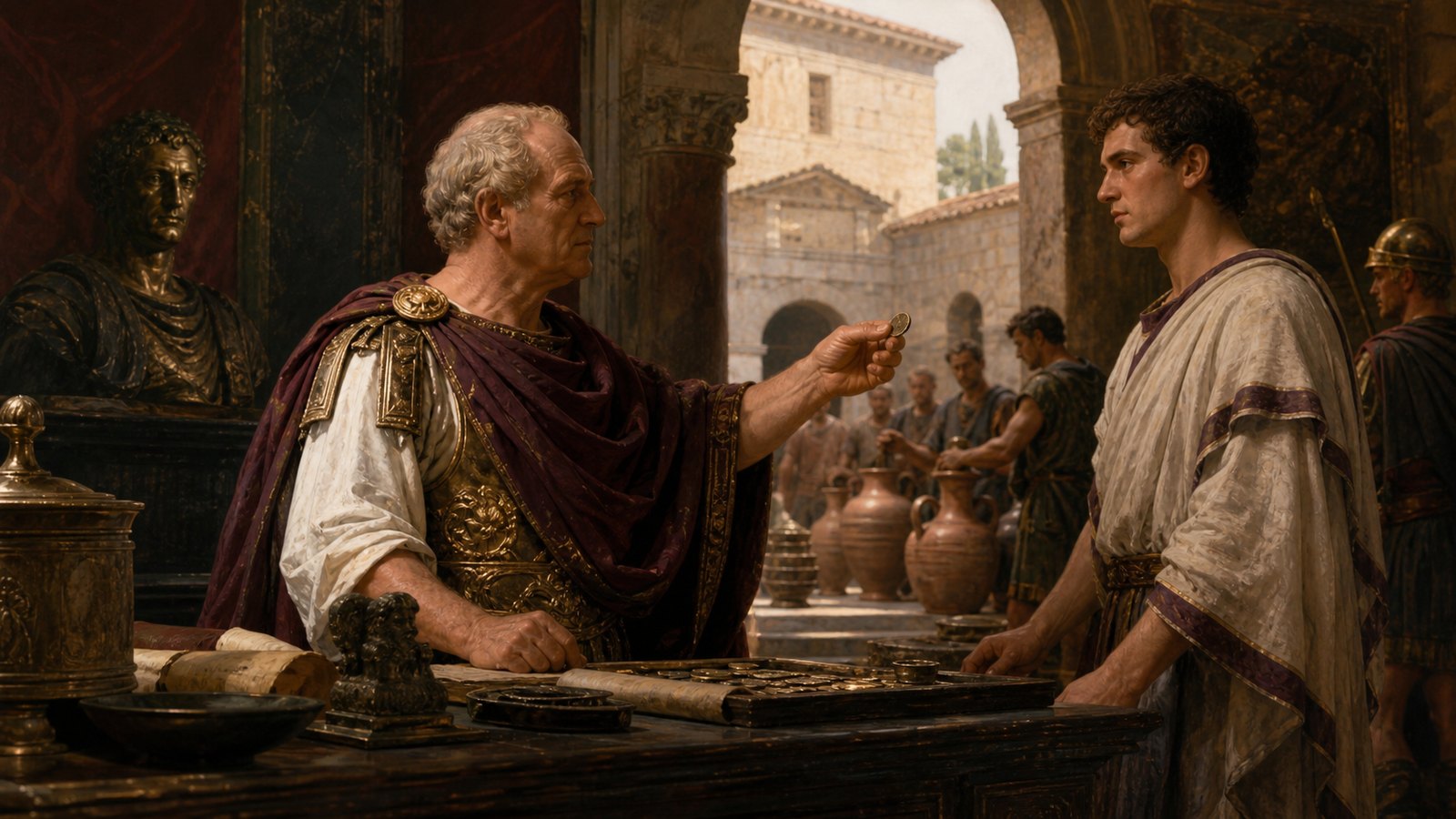 Vespasian’s coin demonstration argued that revenue no longer carried the odor of the material from which it came.