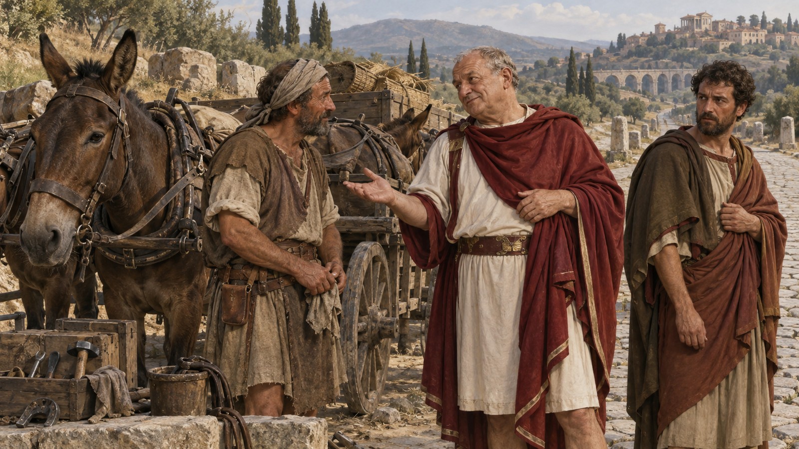 Vespasian’s request for a share announced that he had understood why the litigant arrived during the convenient repair.