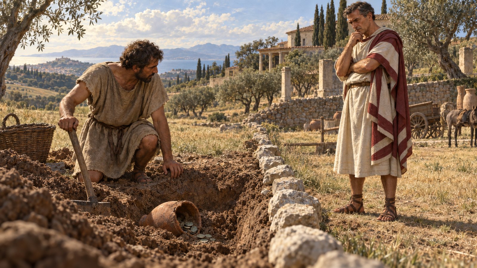 The legal problem begins when an ancient deposit appears and no remembered owner can be identified.