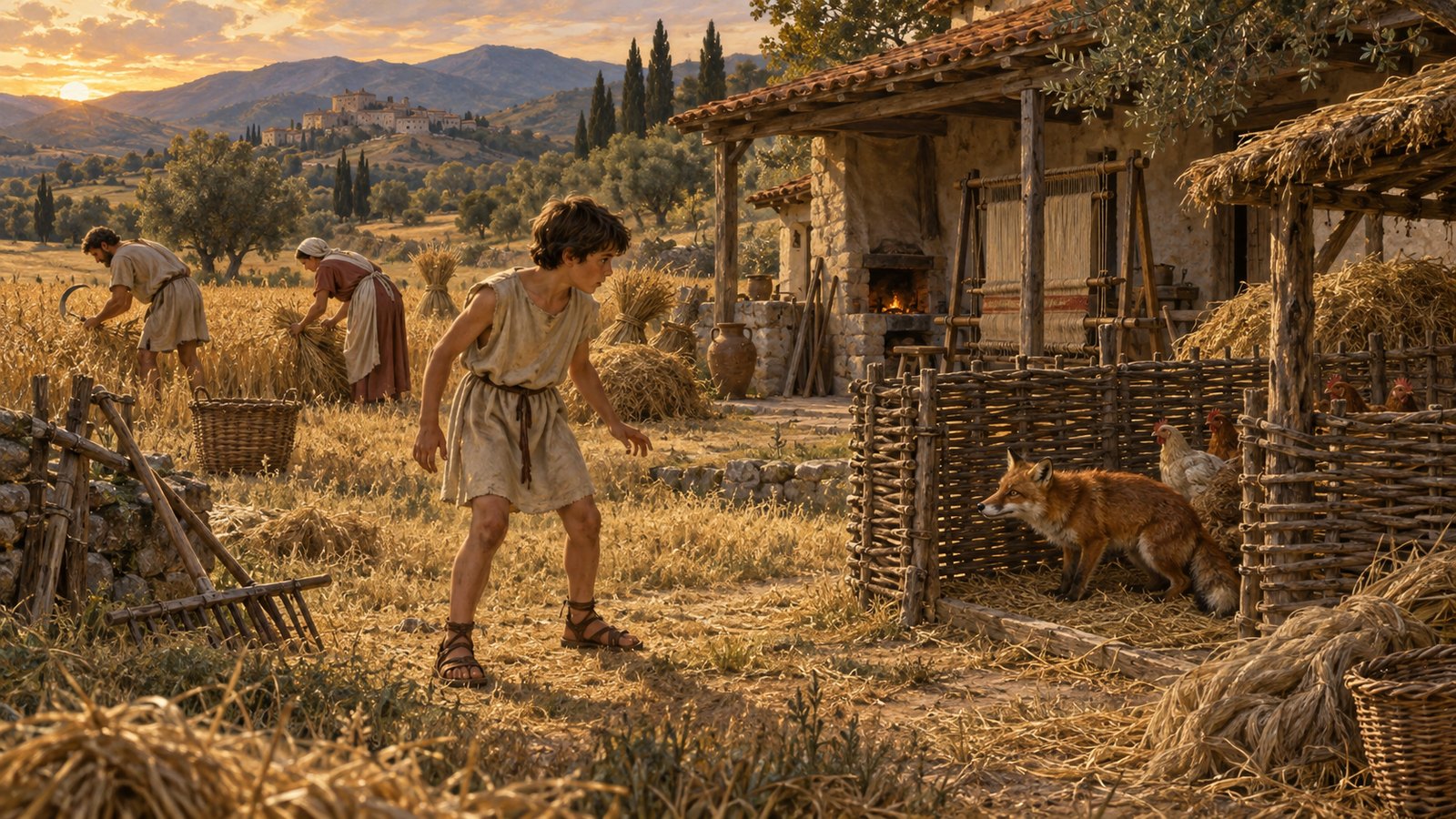 Ovid interrupts his festival calendar to ask why foxes crossed the Circus carrying fire.