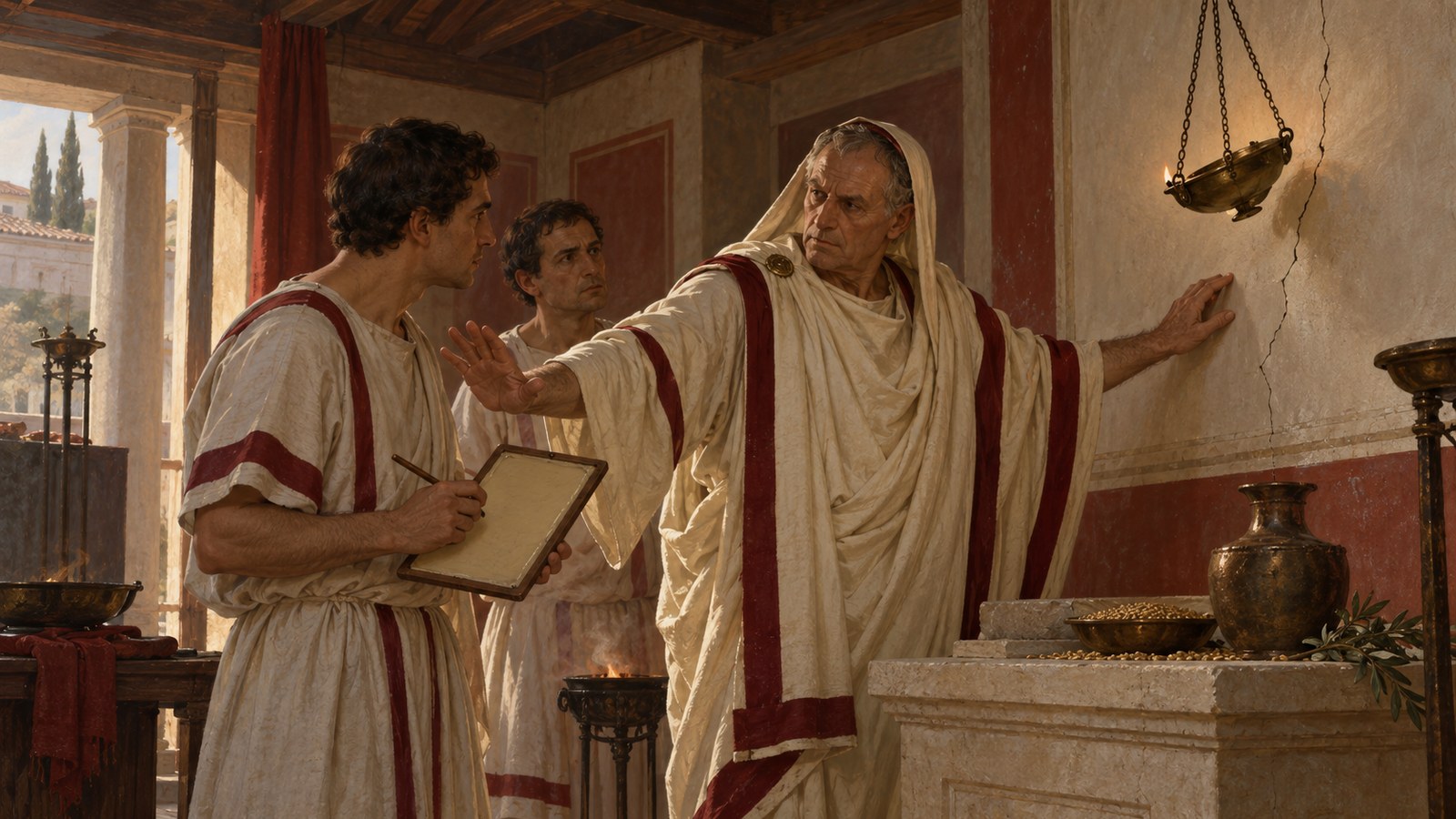 Gellius says the Romans decreed a holy day after an earthquake but deliberately omitted the responsible deity’s name.