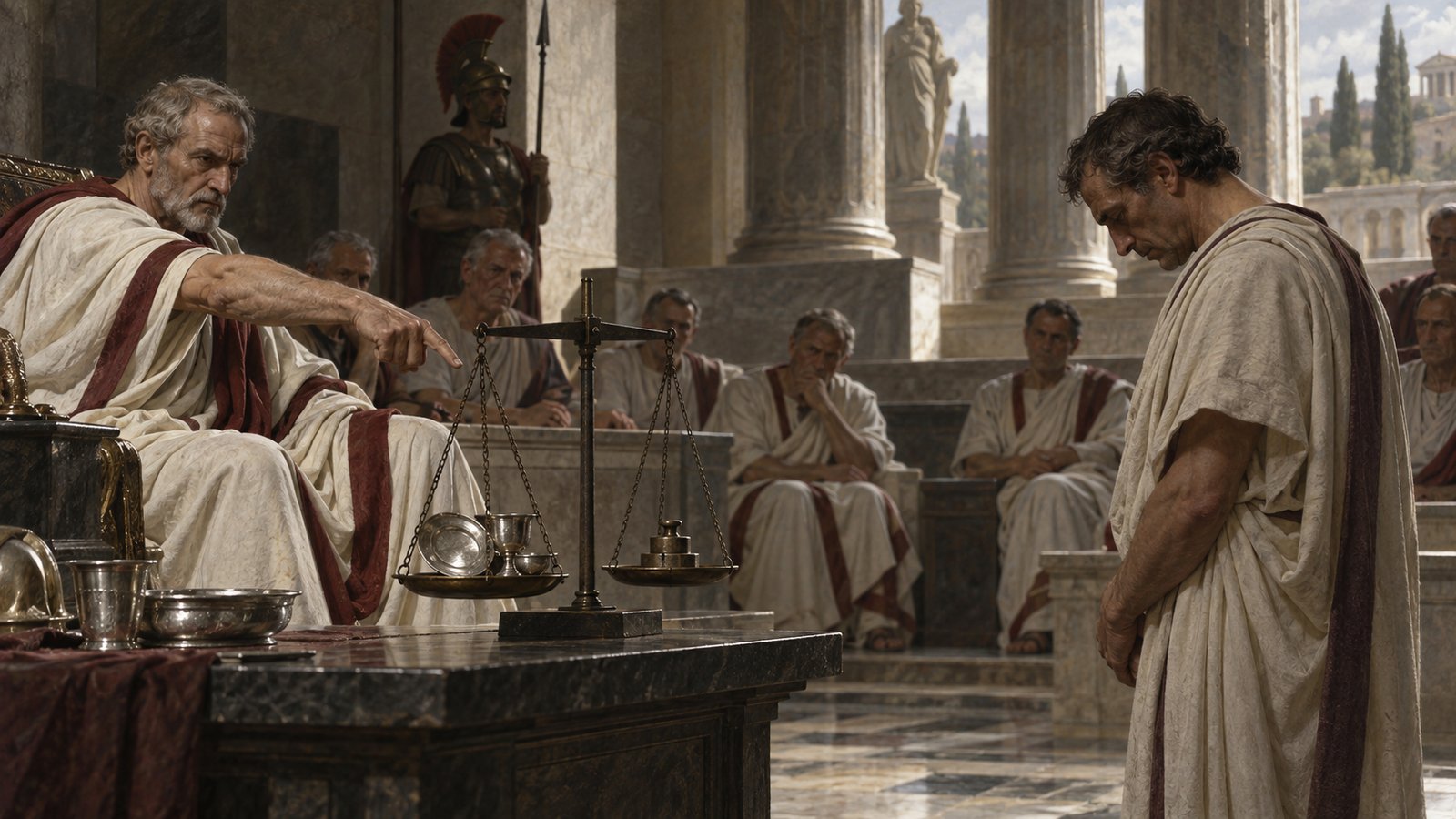 The later censorship applied a different standard. Fabricius expelled Rufinus from the Senate over ten pounds of silver plate.
