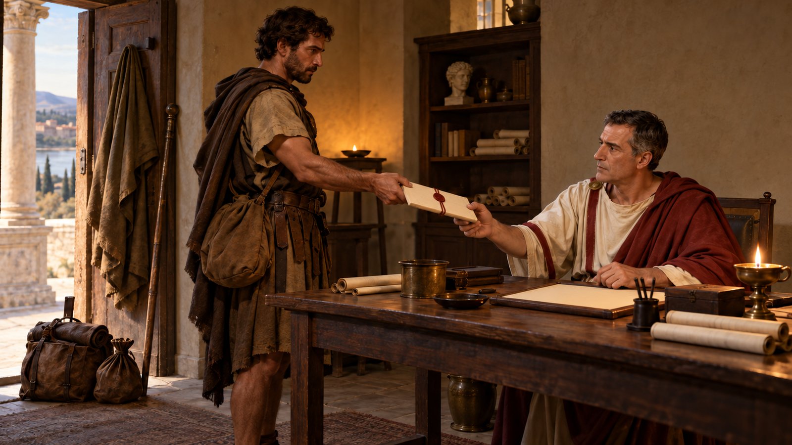Trajan accepted the decree without the travelling delegation, preserving the formal message while removing the recurring journey from the city’s accounts.