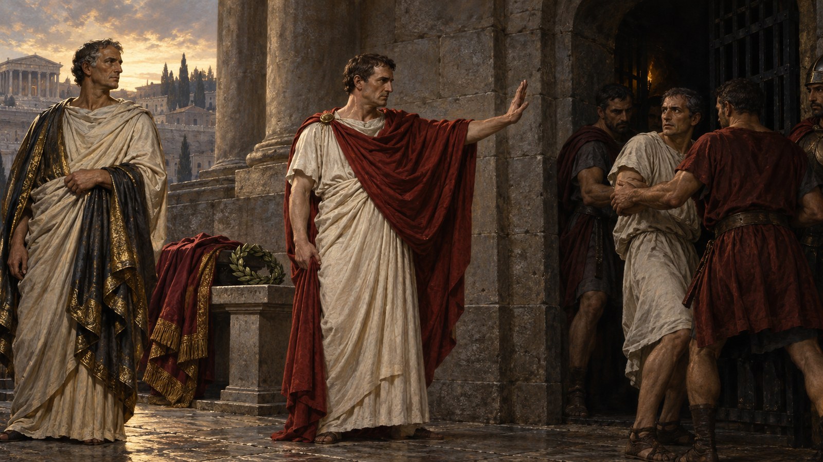 Gracchus swore that he remained Africanus’s political enemy, then vetoed the prison transfer because he considered it unworthy of a triumphant Roman commander.