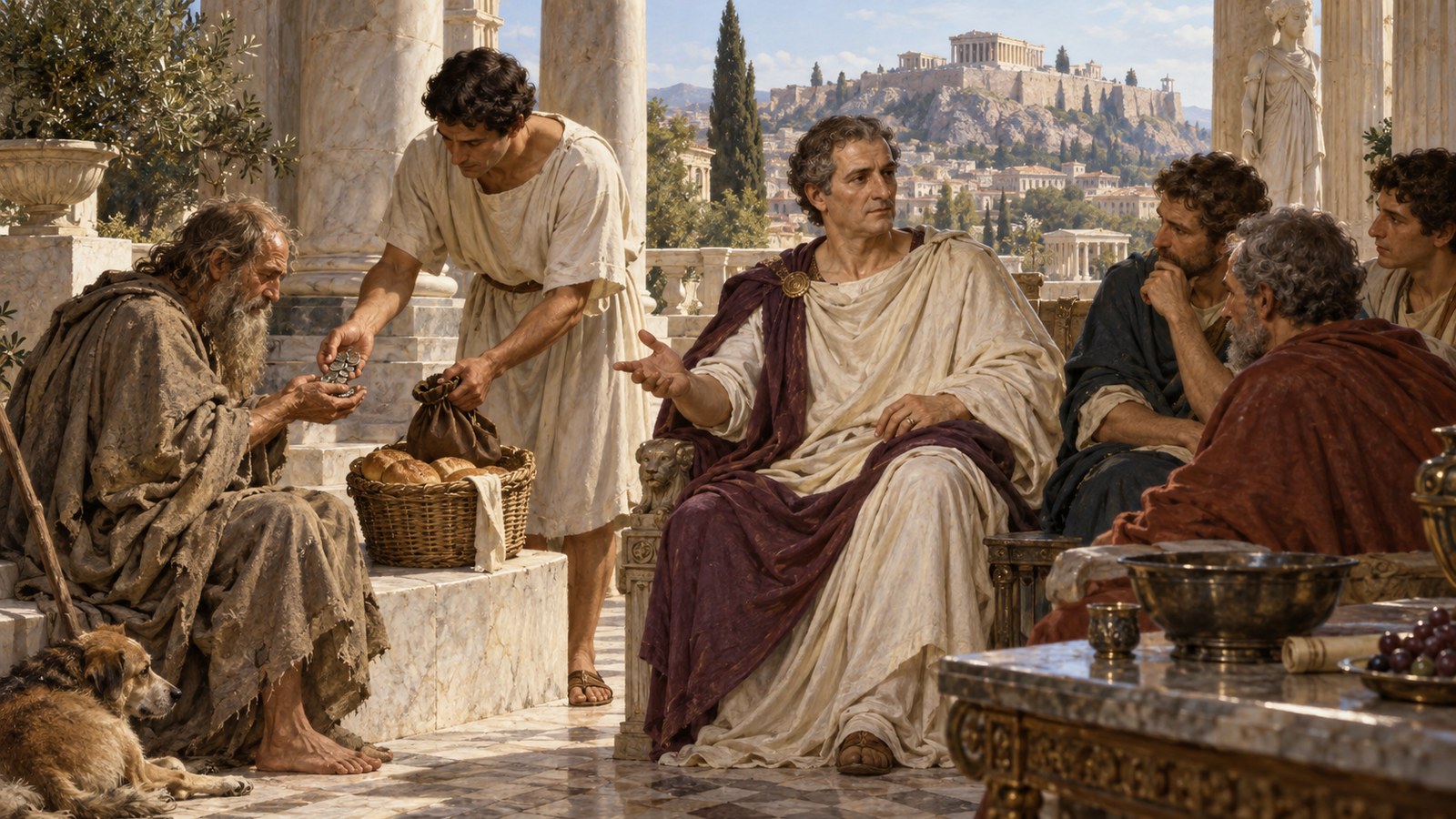 He still ordered enough money for thirty days of bread, grounding the gift in the giver’s humanity rather than the claimant’s merit.