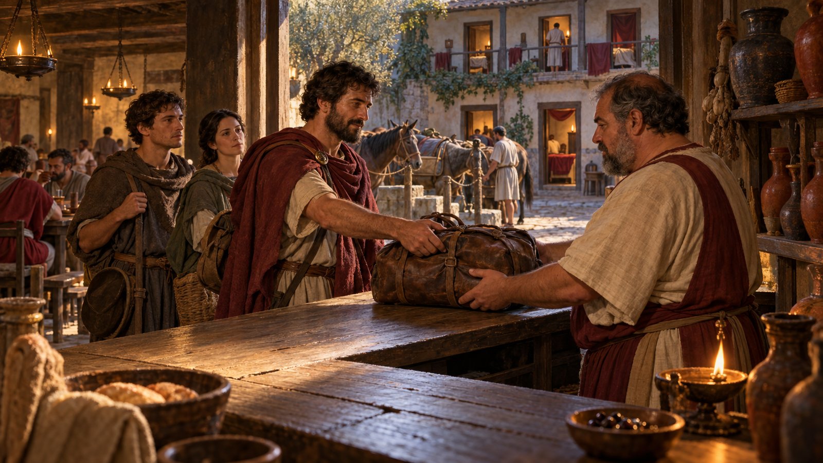 The dispute began with property lost inside a place the traveller had paid to enter, not with proof that the host took it.