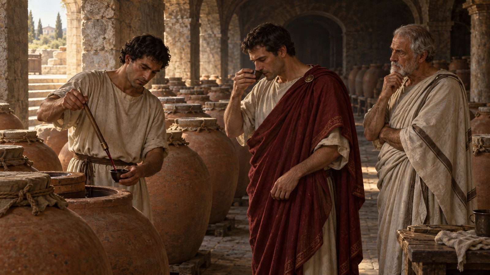 Cato’s terms gave the purchaser three days to taste the wine, while an honest third party could decide whether its condition met the sale.